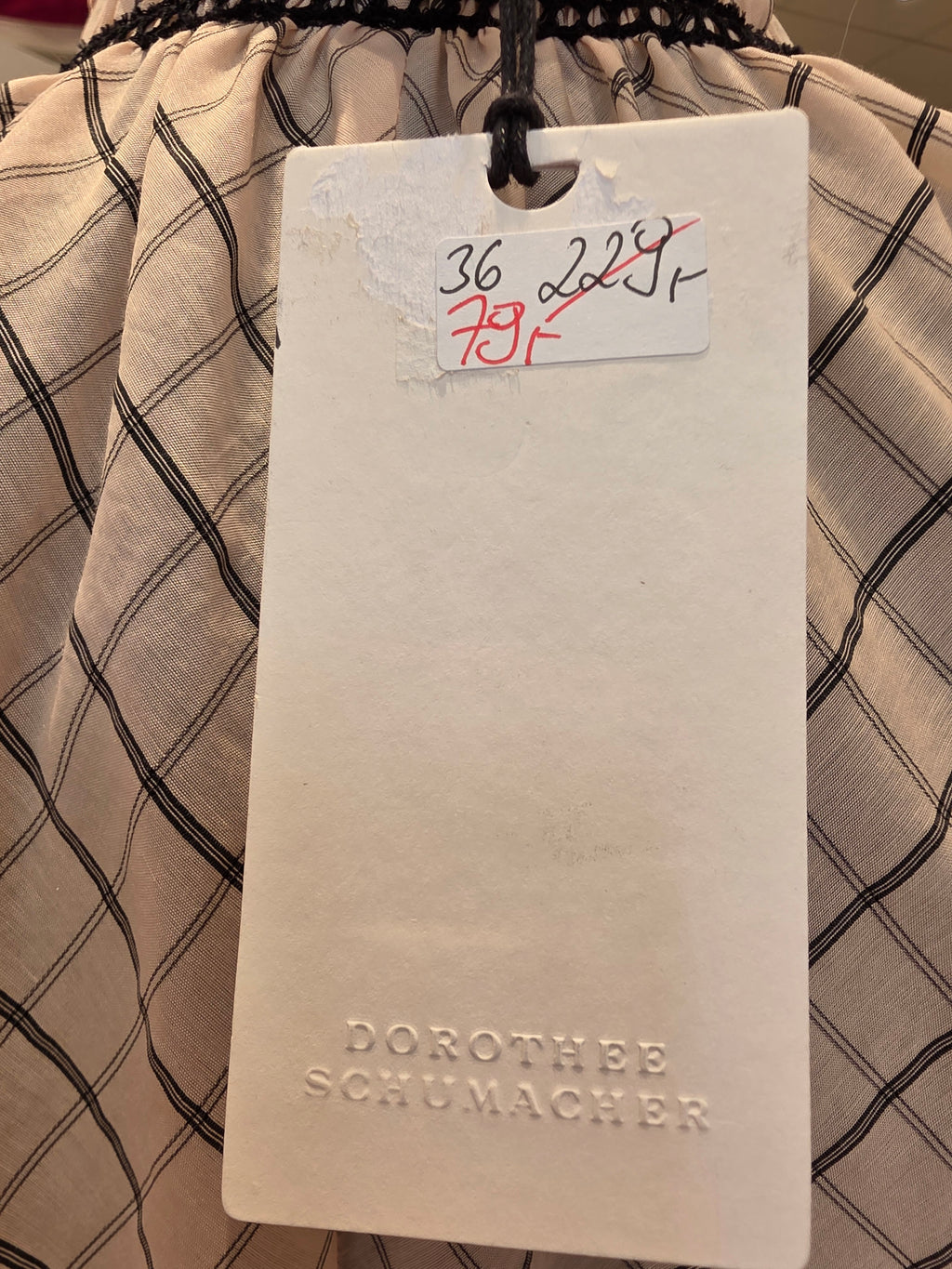 BLUSE TUNIKA ROSE VOLANT GR.36