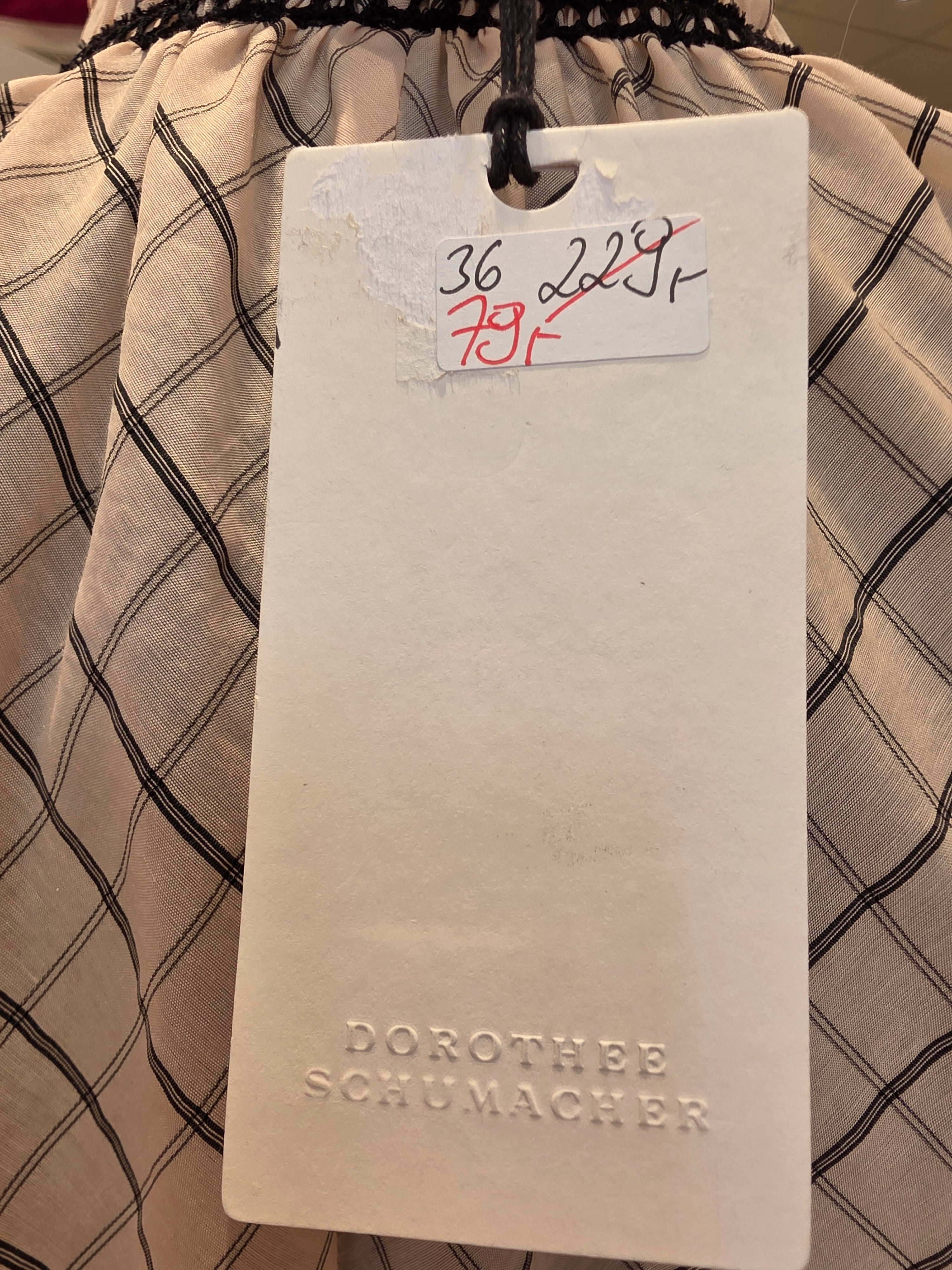 BLUSE TUNIKA ROSE VOLANT GR.36
