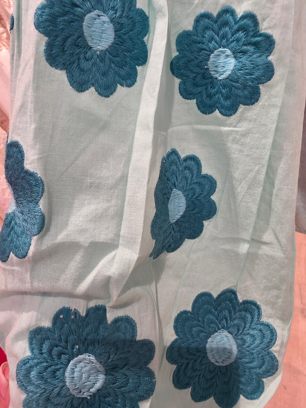 JEP HOLLAND TUNIKA BLUSE MINT/TÜRKIS BAUMWOLLE GR.L