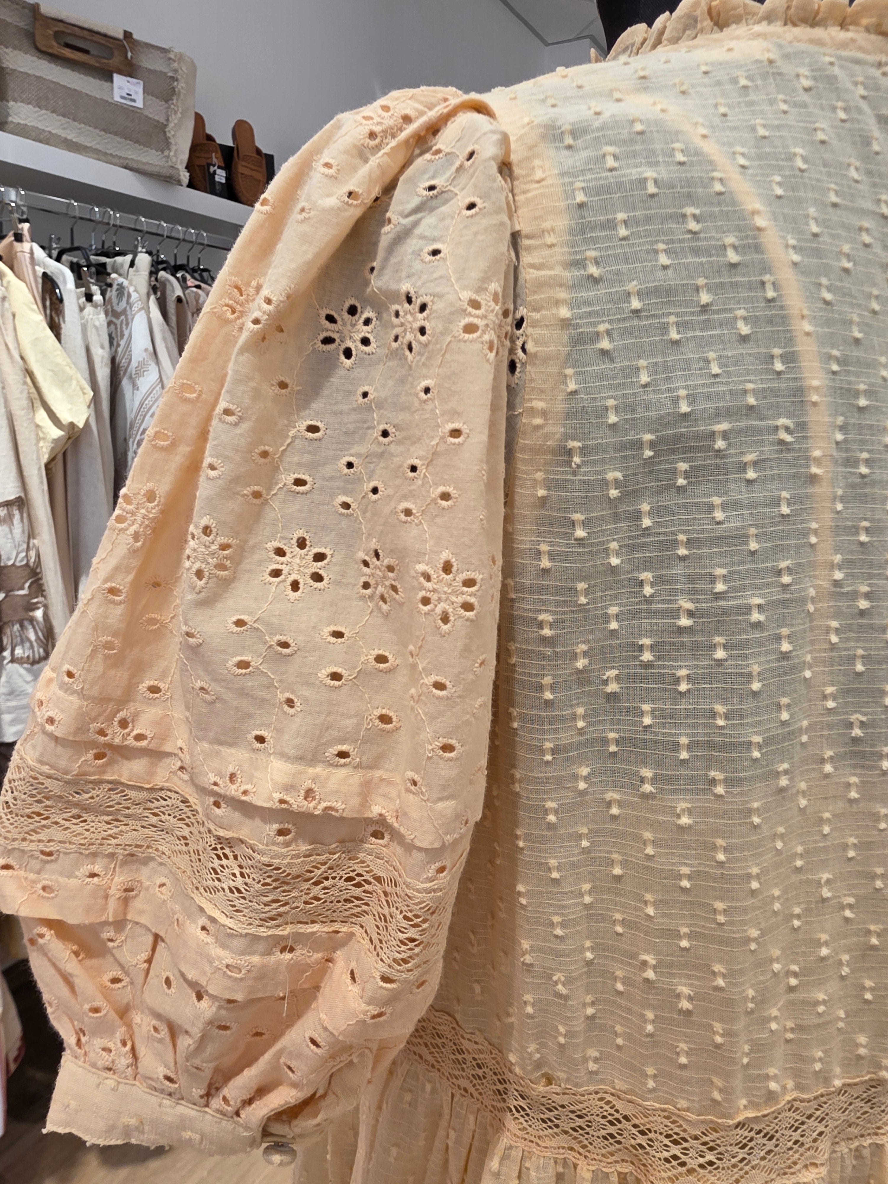 OASIS KLEID TUNIKAKLEID VANILLE BAUMWOLLE   GR.40