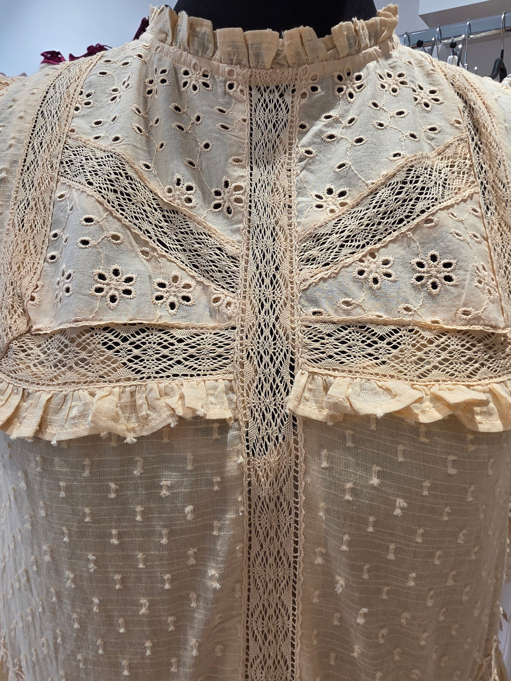 OASIS KLEID TUNIKAKLEID VANILLE BAUMWOLLE   GR.40