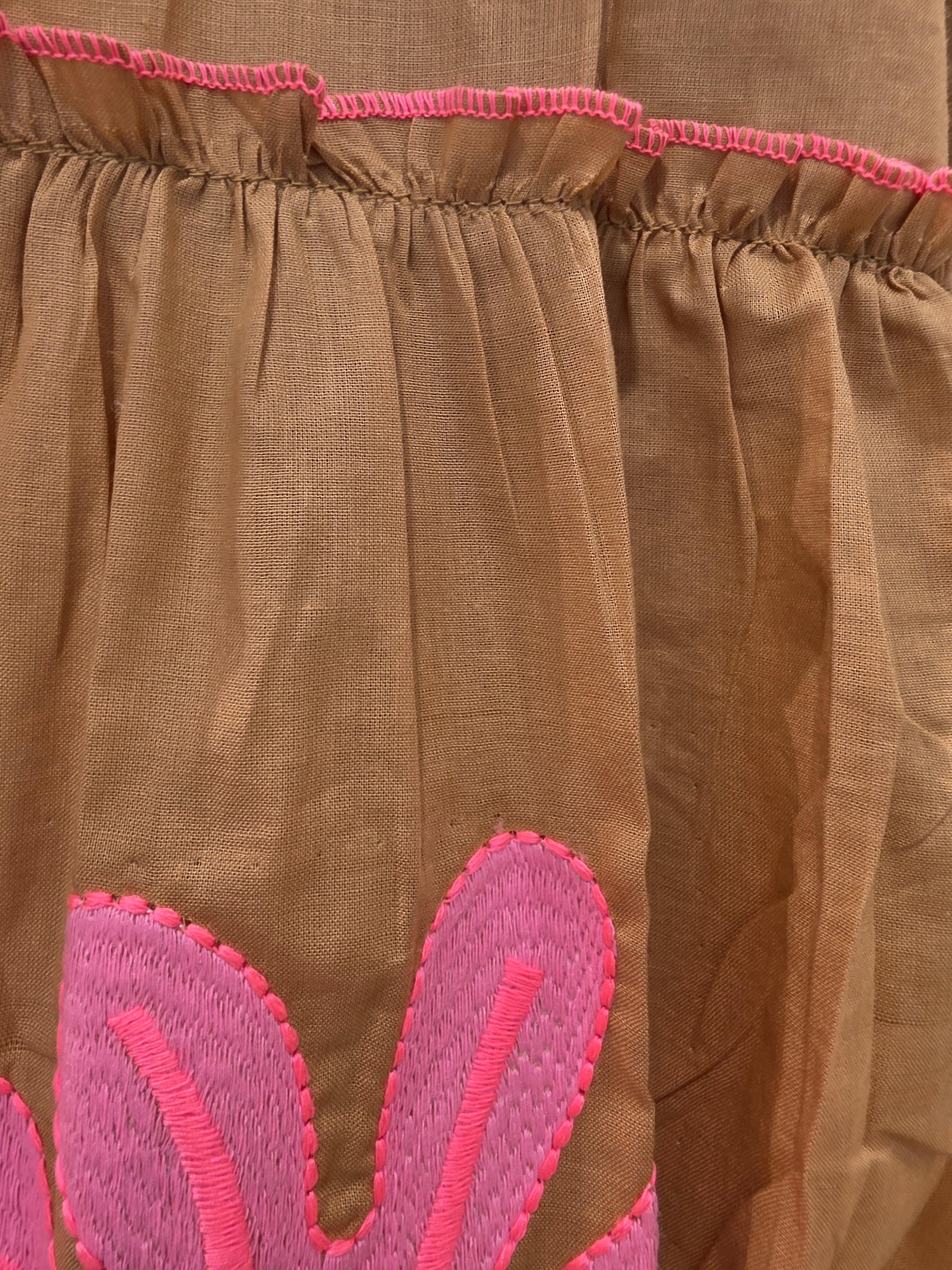 JEP HOLLAND TUNIKA BLUSE SAND/BEIGE BAUMWOLLE GR.L