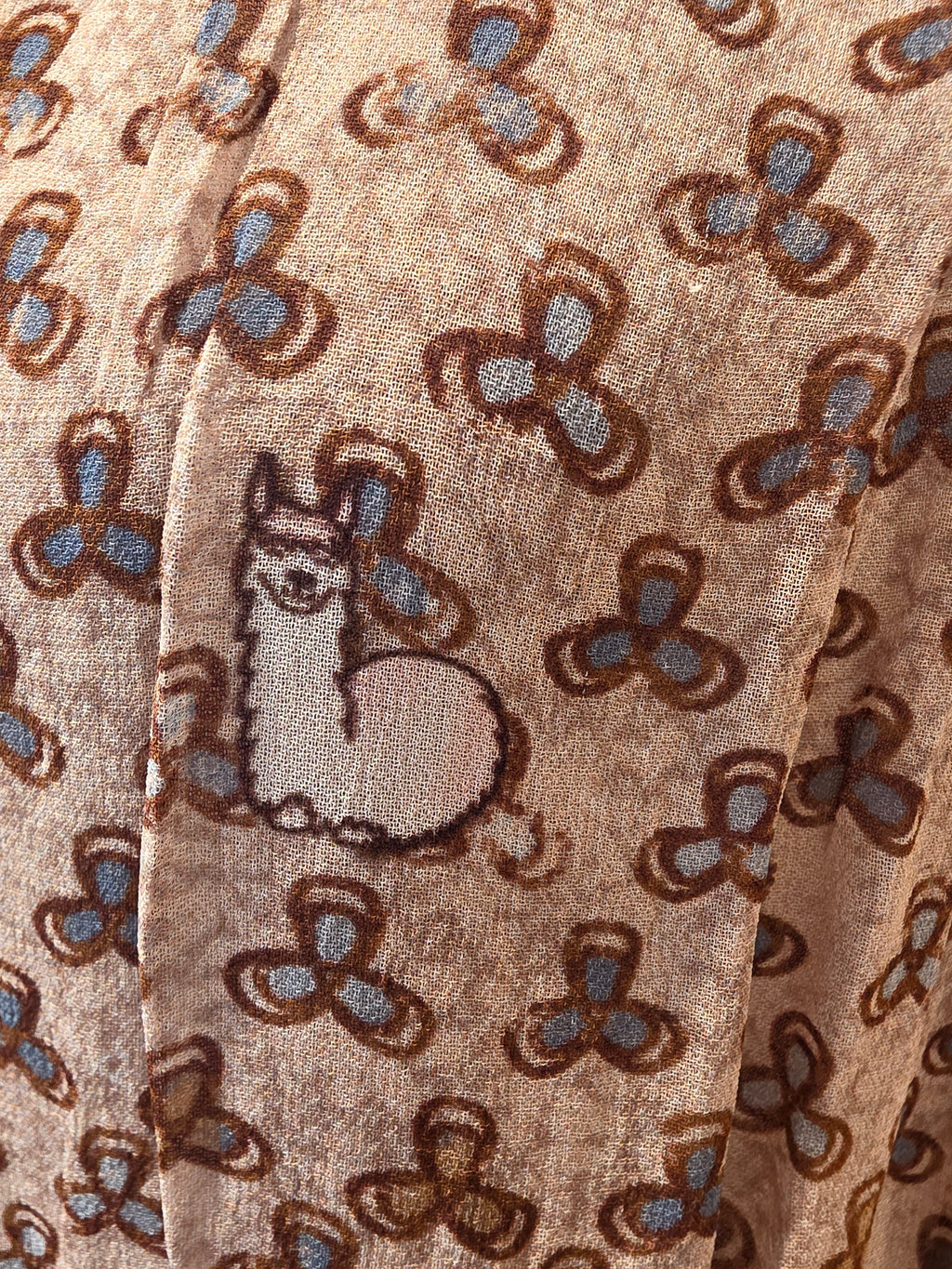 FROGBOX KLEID TAUPE VISKOSE GR.42