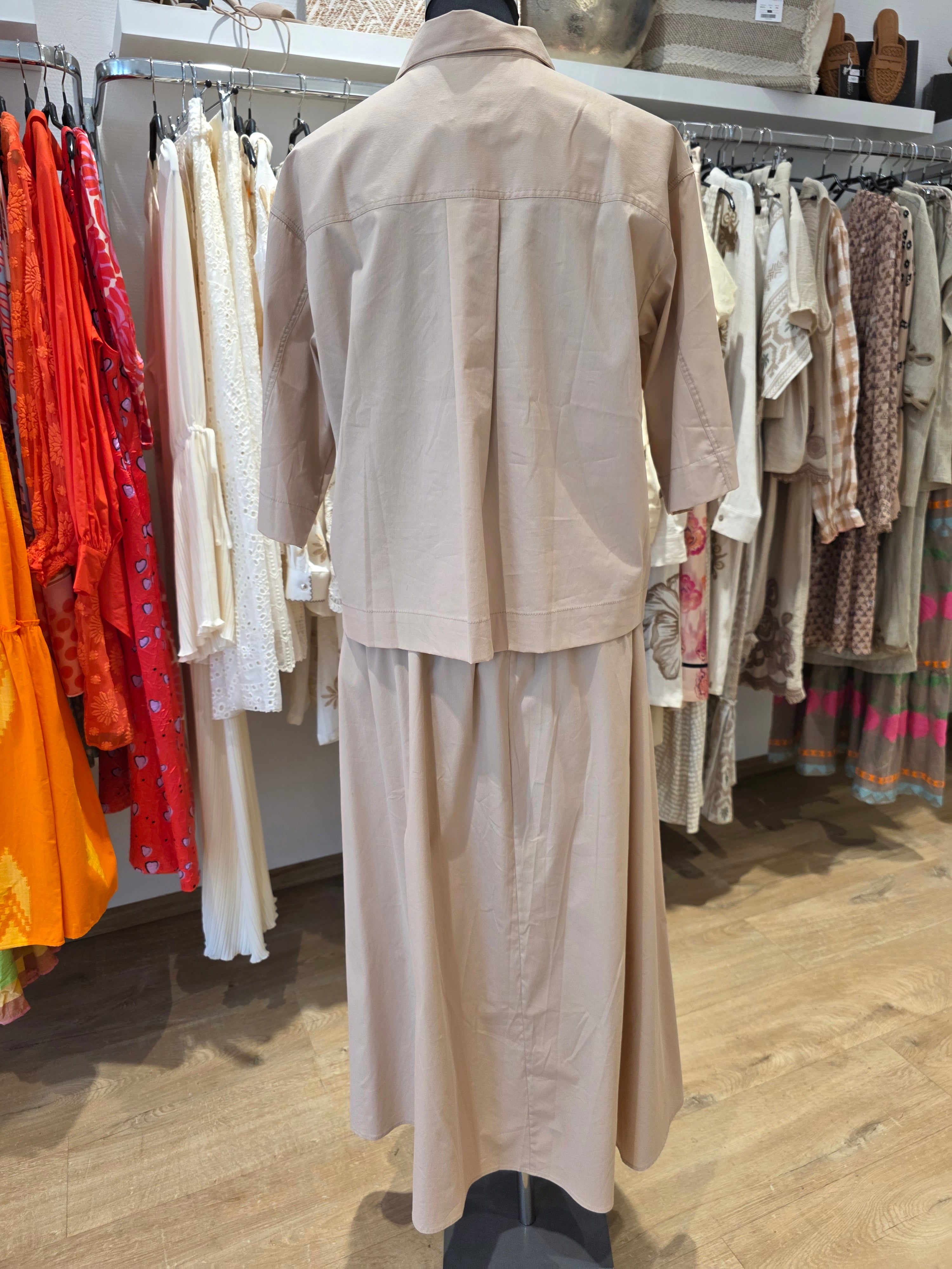TONNO & PANNA SET ROCK BLUSE SAND/BEIGE BAUMWOLLE GR.38