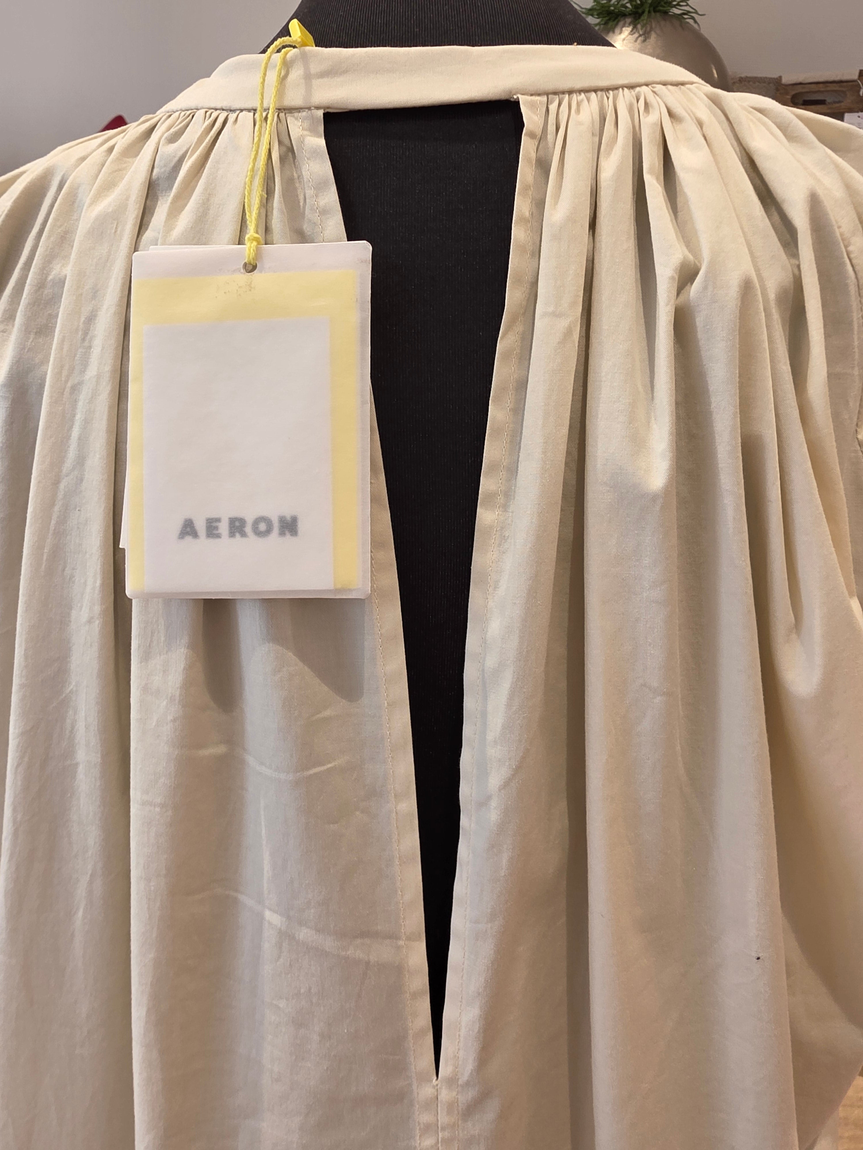 AERON TUNIKA BLUSE BEIGE BAUMWOLLE GR.XS/S