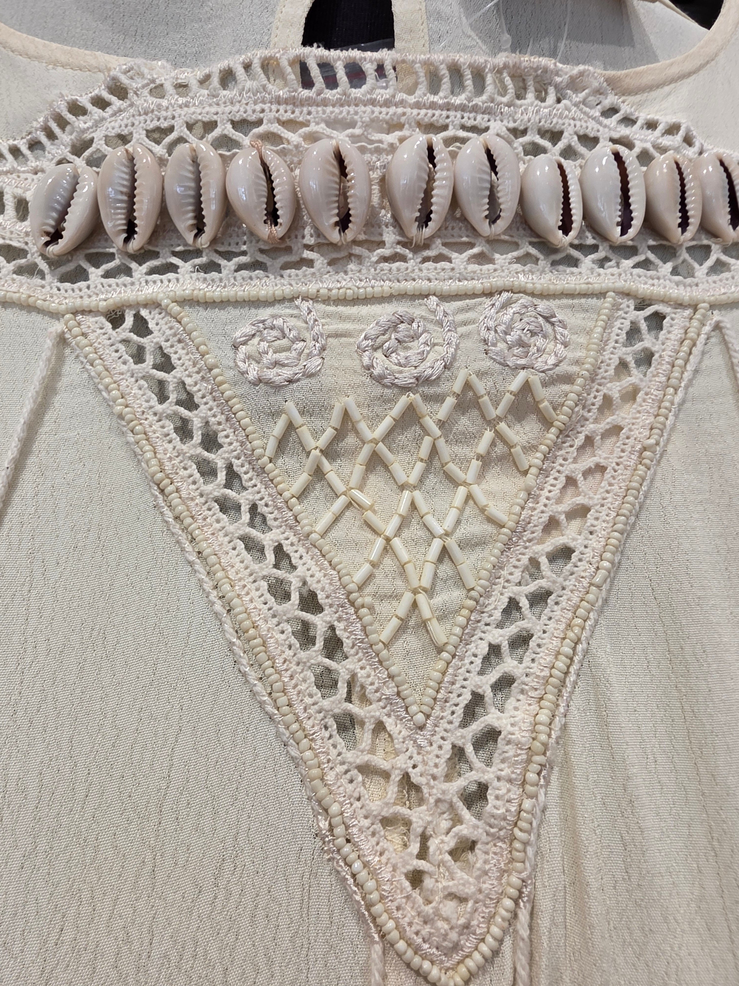 WATERCULT TUNIKA BLUSE VANILLE VISKOSE GR.S