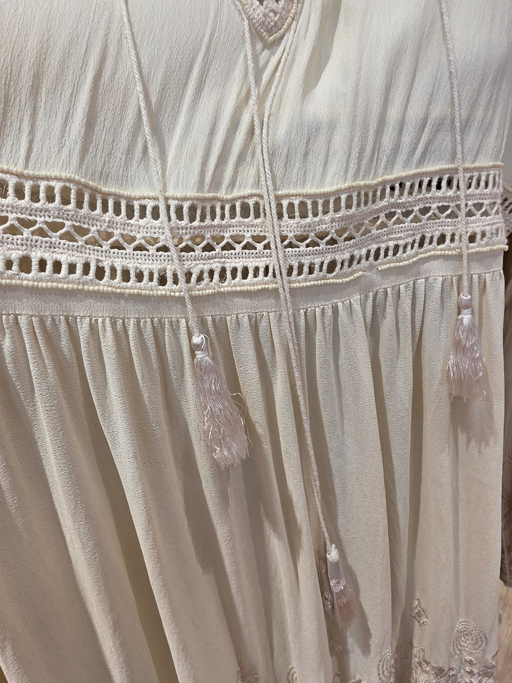 WATERCULT TUNIKA BLUSE VANILLE VISKOSE GR.S