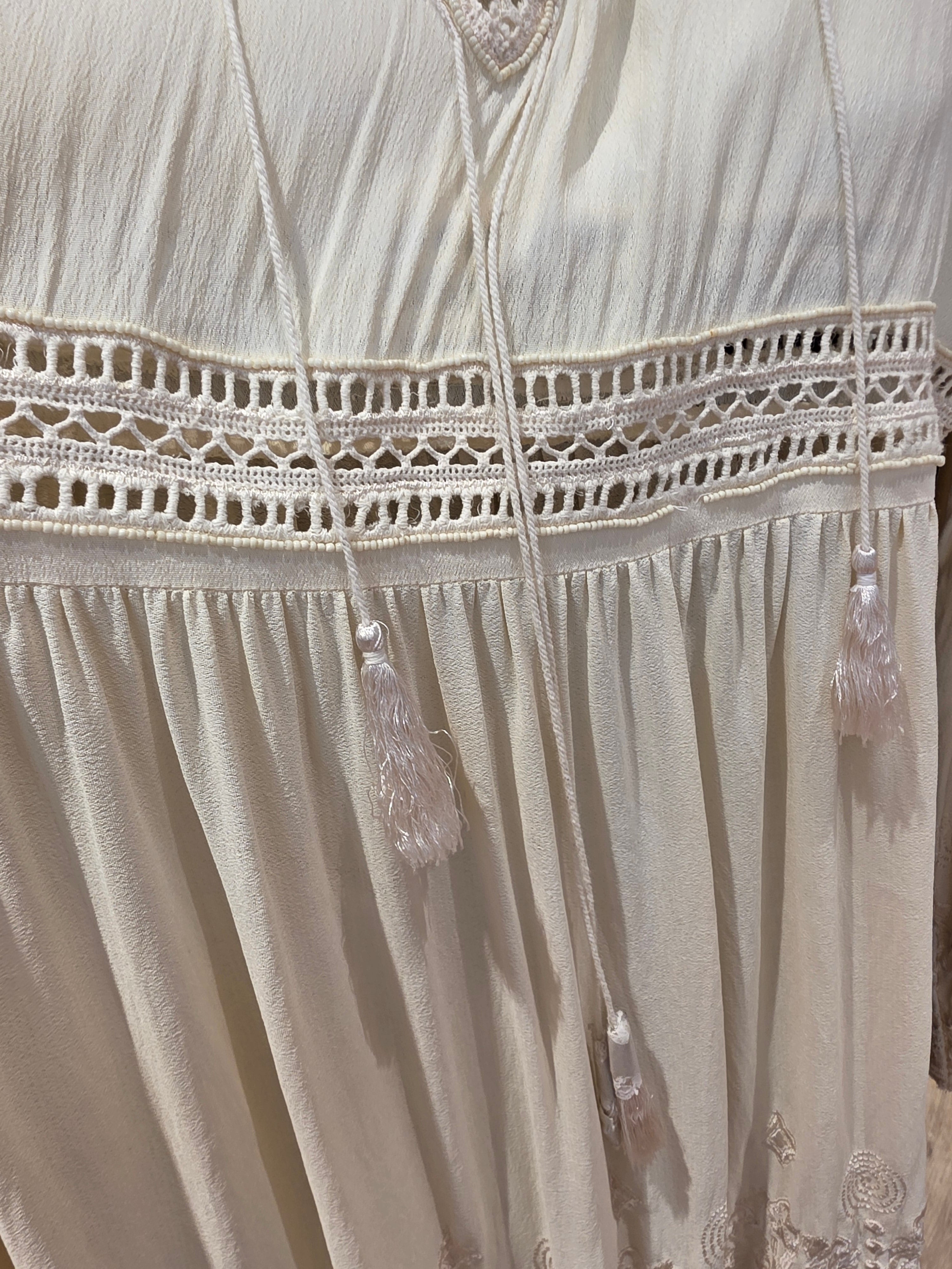 WATERCULT TUNIKA BLUSE VANILLE VISKOSE GR.S