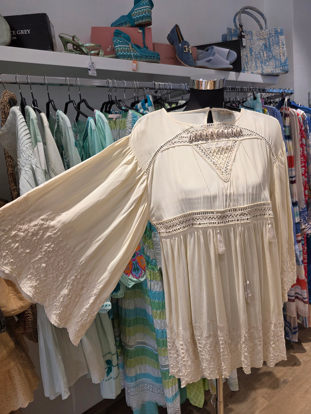 WATERCULT TUNIKA BLUSE VANILLE VISKOSE GR.S