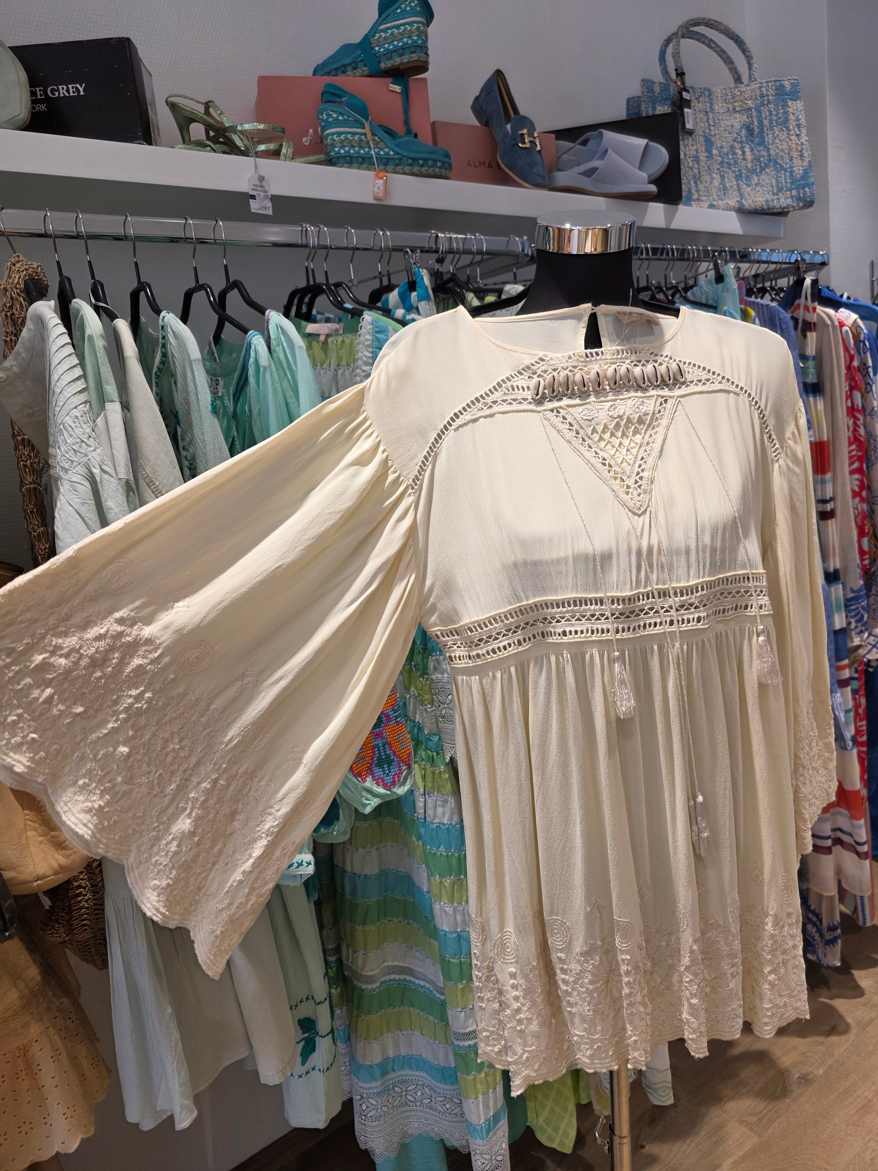 WATERCULT TUNIKA BLUSE VANILLE VISKOSE GR.S