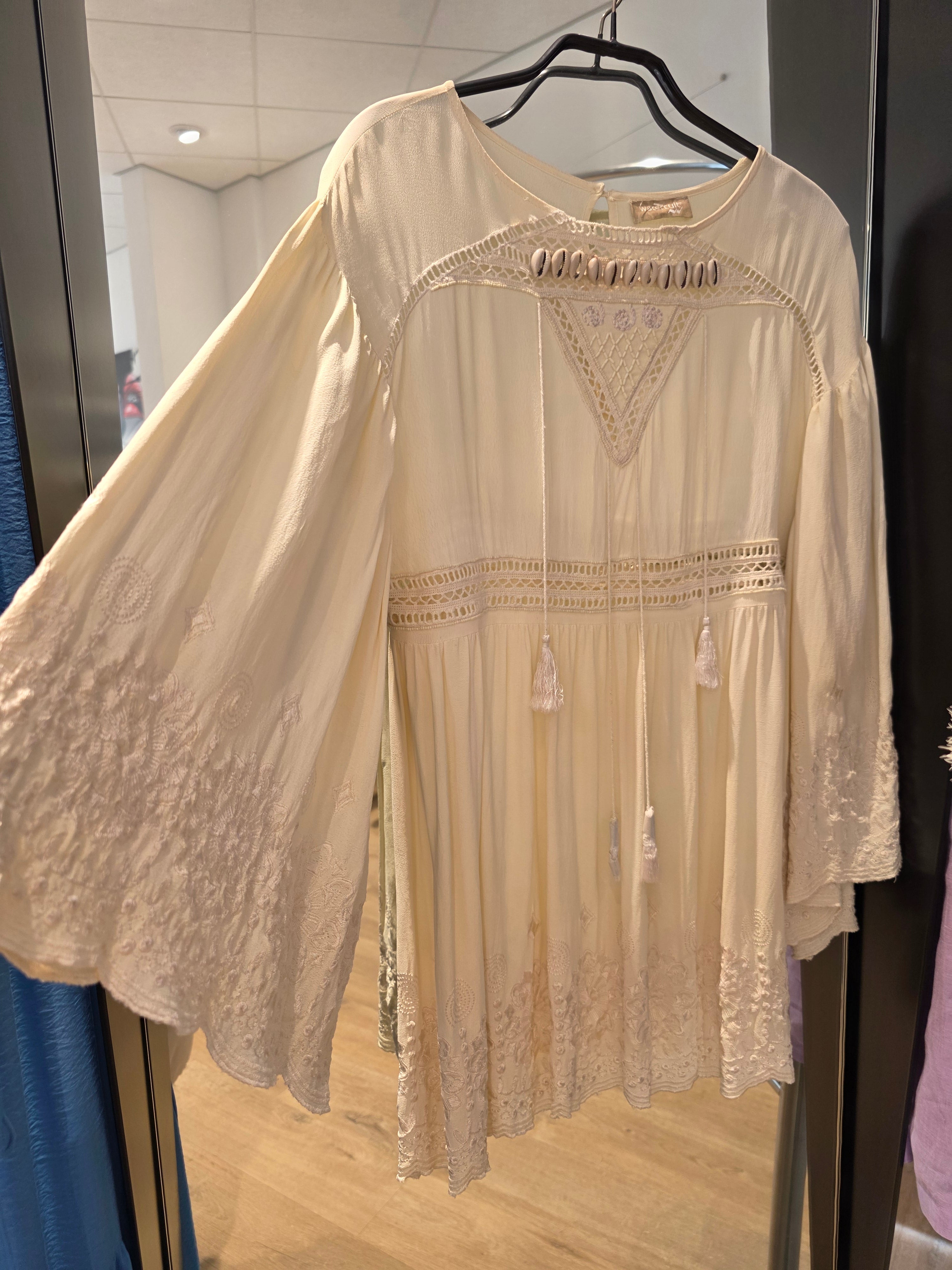 WATERCULT TUNIKA BLUSE VANILLE VISKOSE GR.S