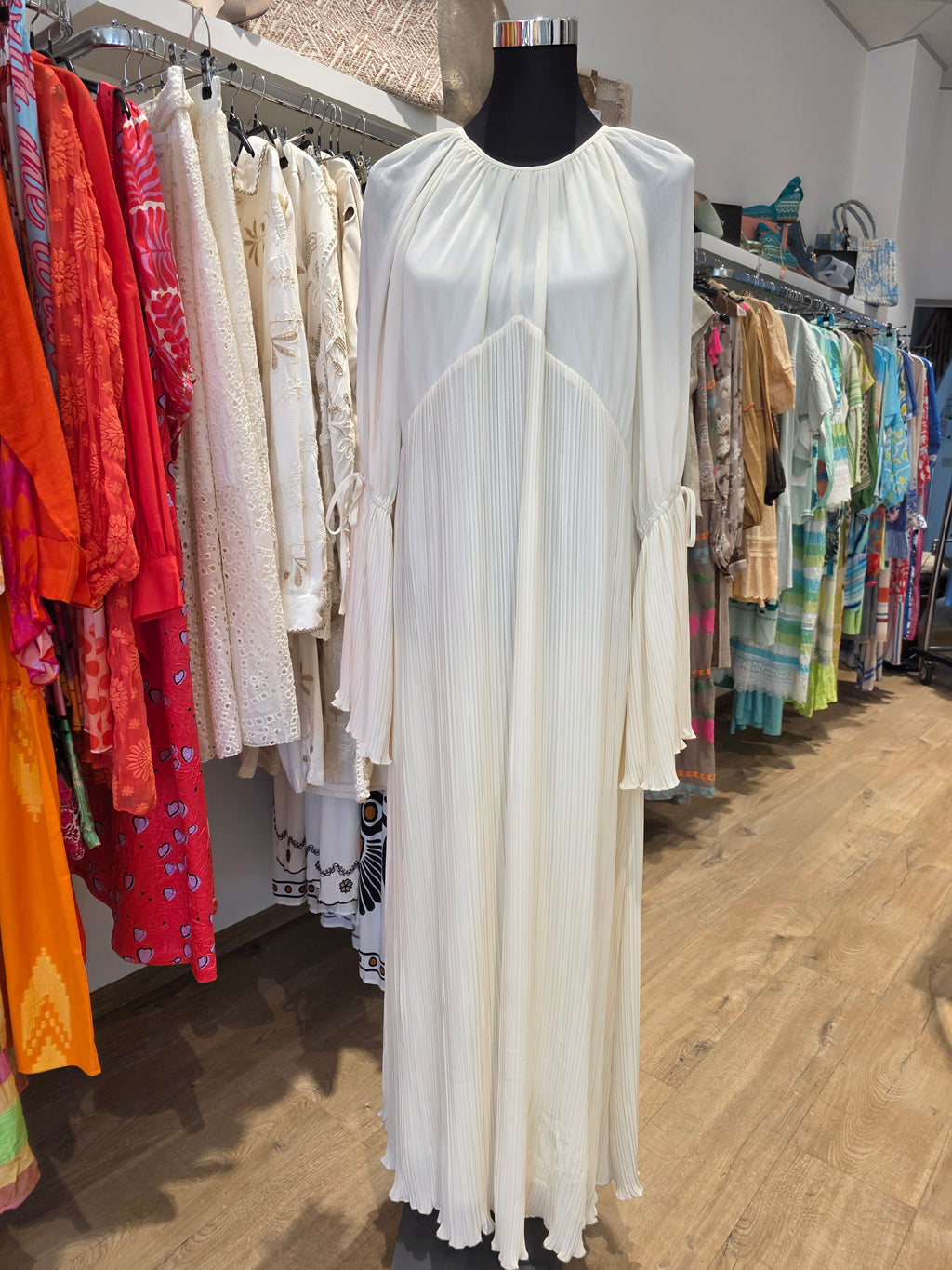GESTUZ KLEID MAXIKLEID CREAM GR.40