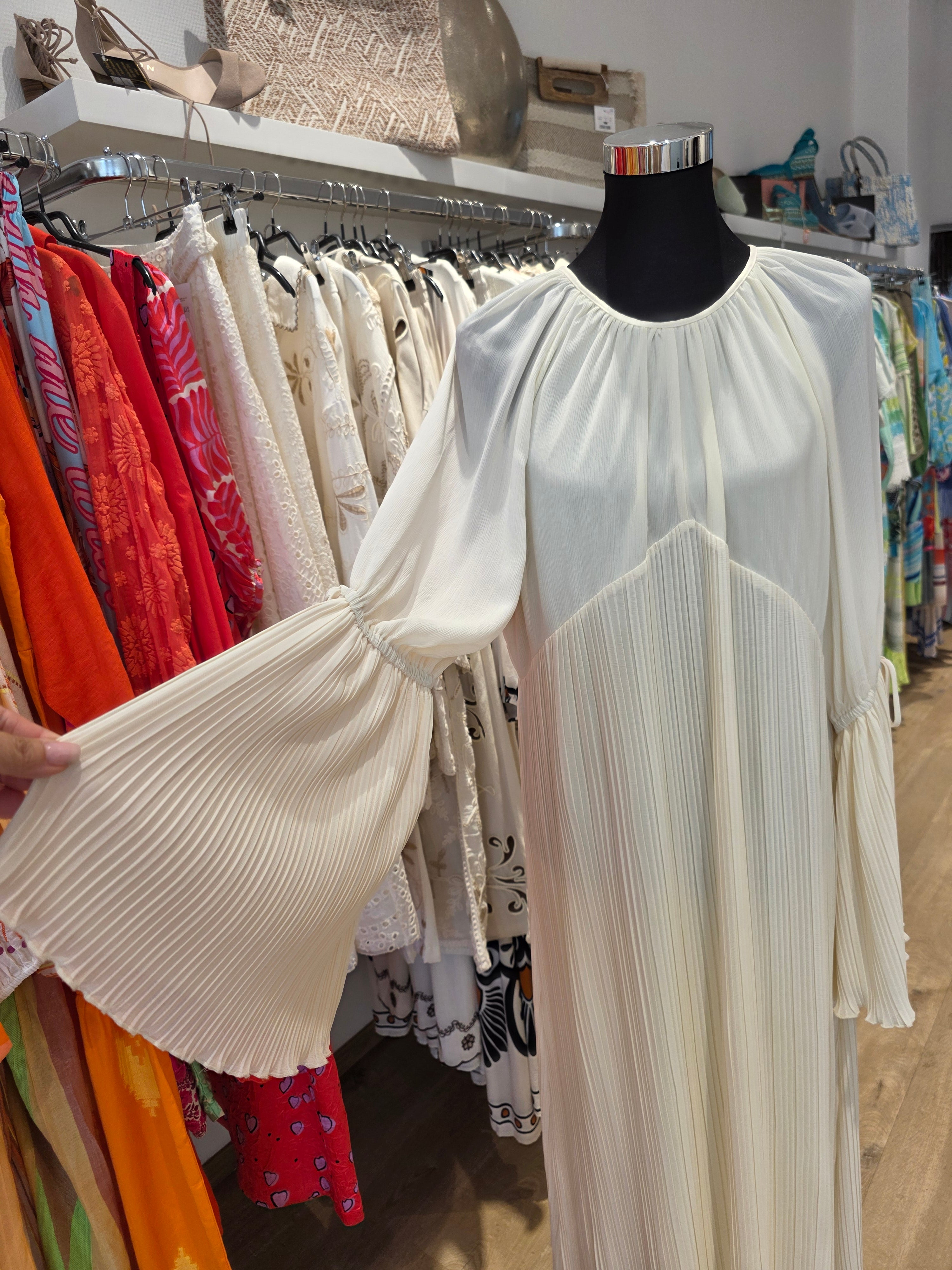 GESTUZ KLEID MAXIKLEID CREAM GR.40