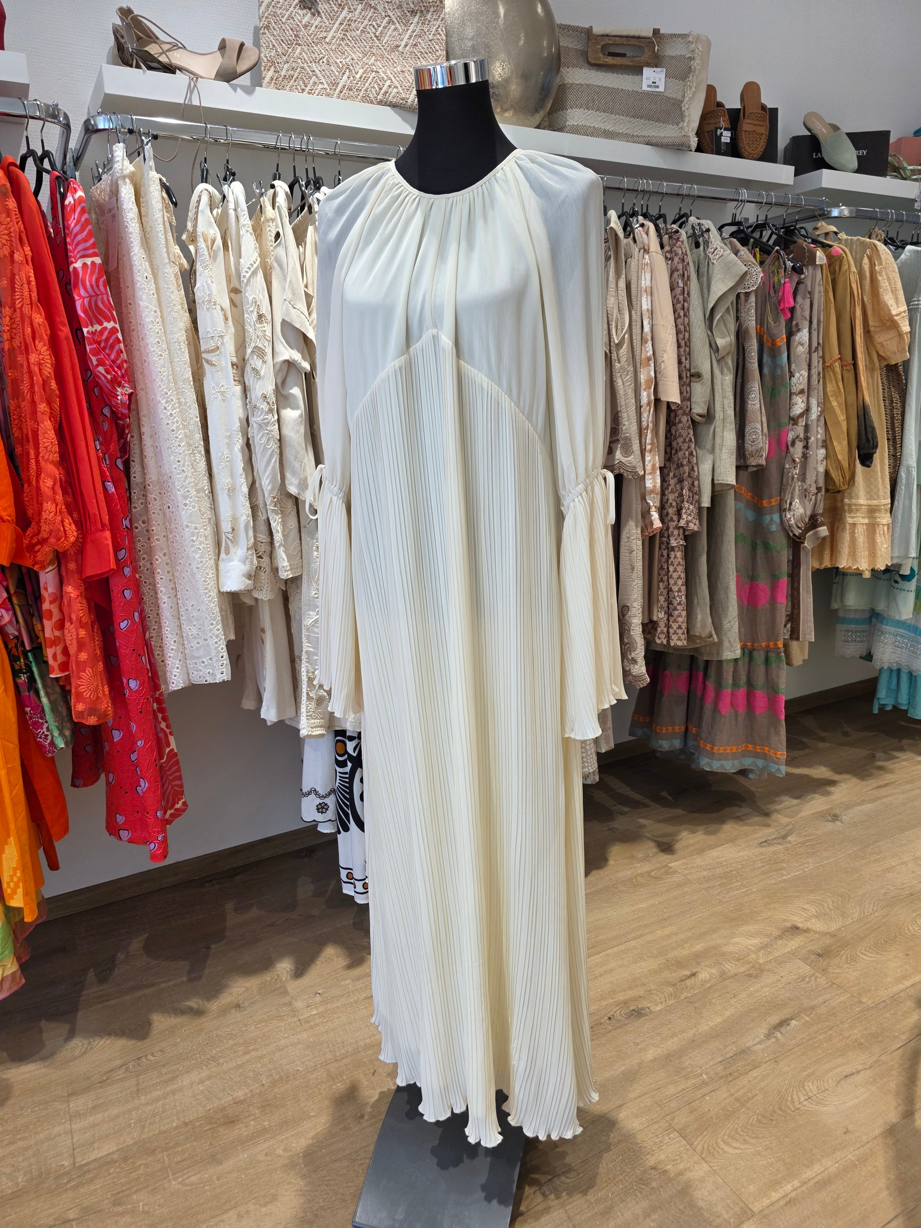 GESTUZ KLEID MAXIKLEID CREAM GR.40