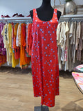 BIMBA Y LOLA KLEID ROT/KORALLE  POLYAMID GR.M