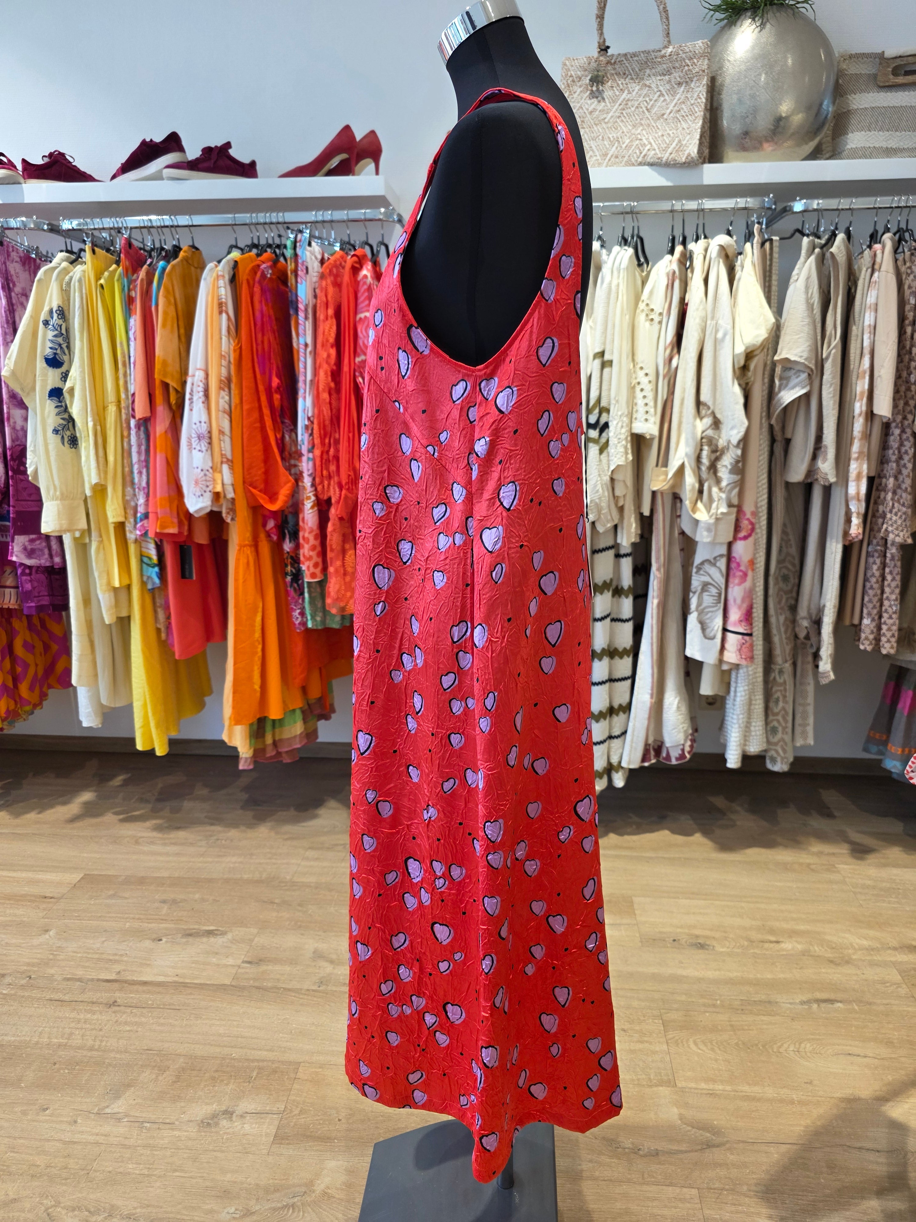 BIMBA Y LOLA KLEID ROT/KORALLE  POLYAMID GR.M