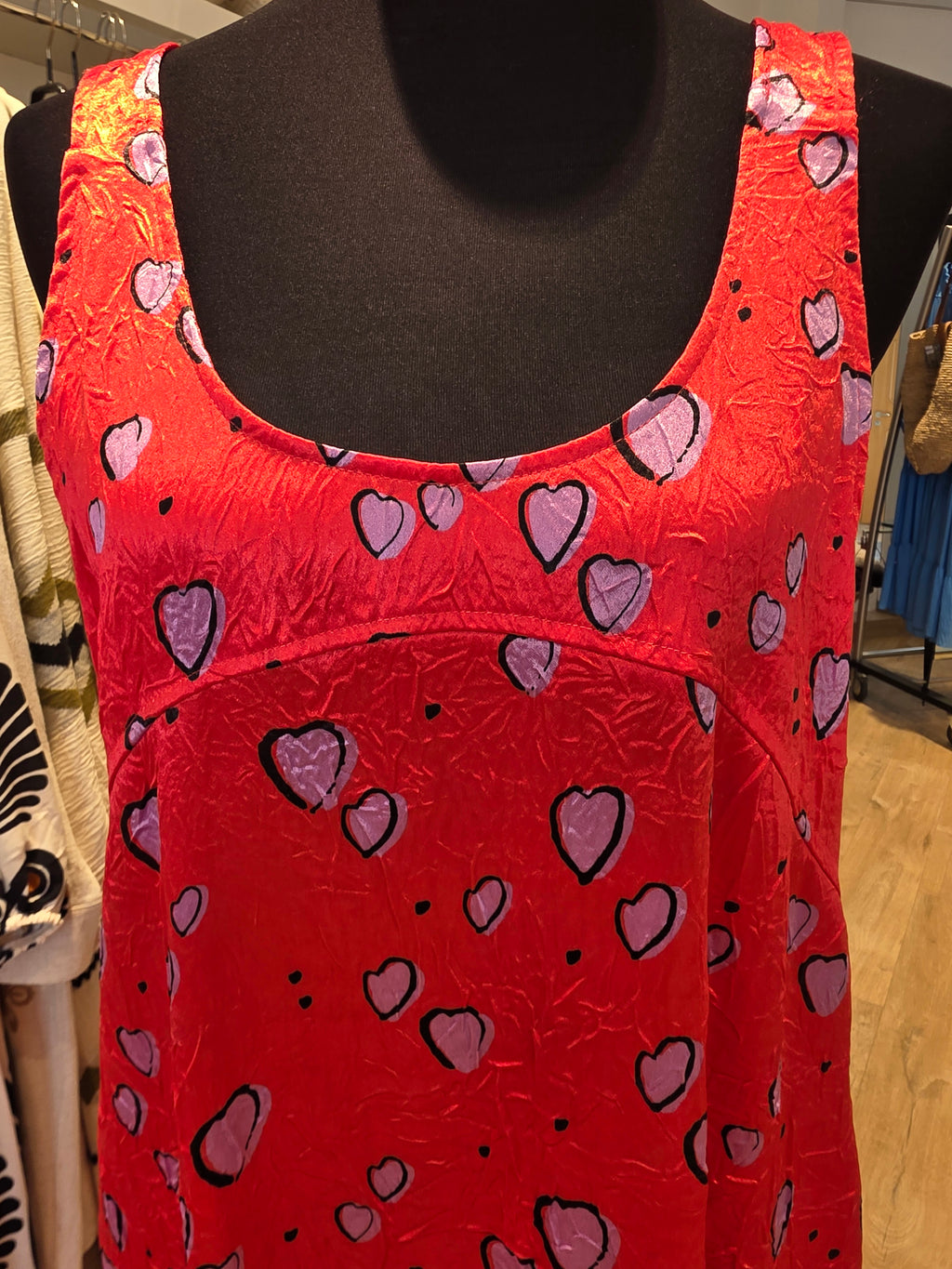 BIMBA Y LOLA KLEID ROT/KORALLE  POLYAMID GR.M