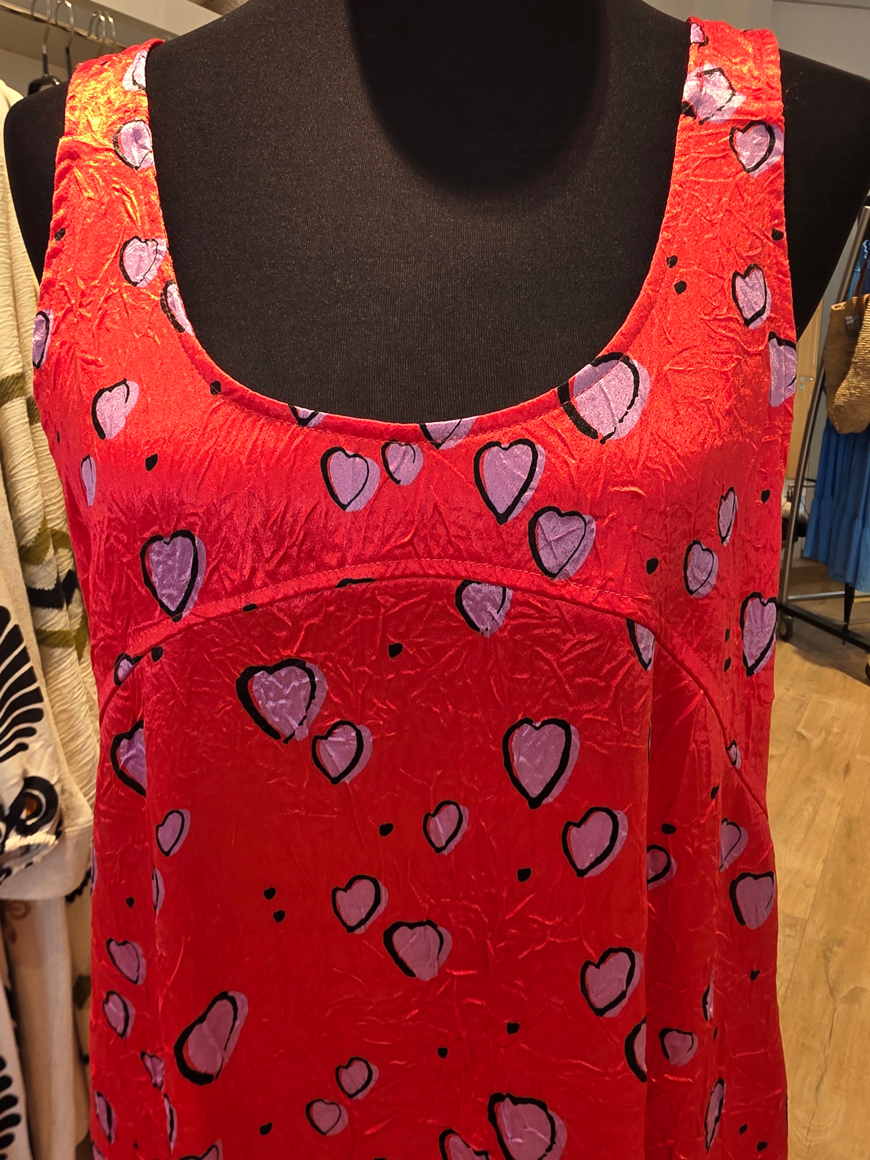 BIMBA Y LOLA KLEID ROT/KORALLE  POLYAMID GR.M