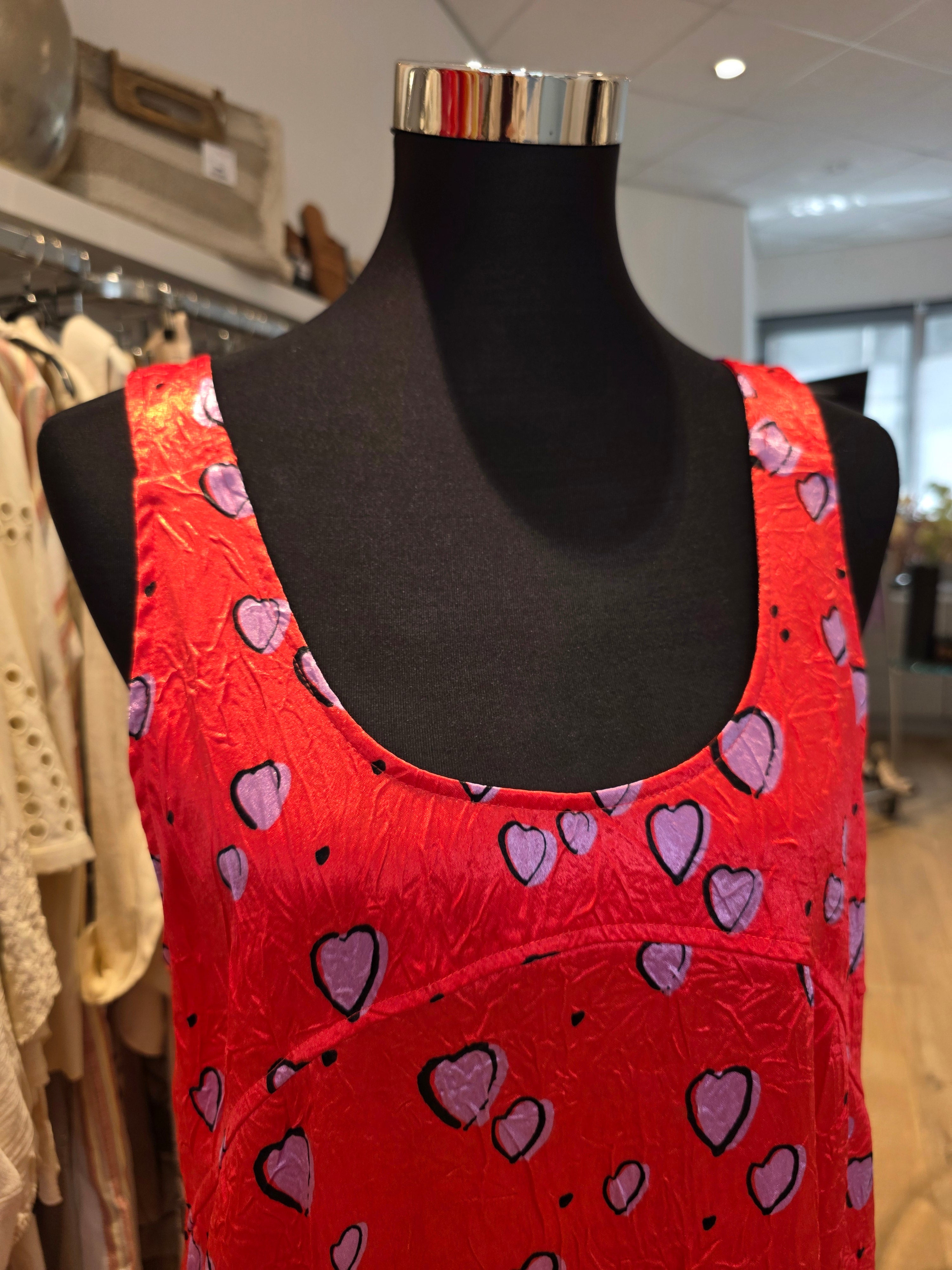 BIMBA Y LOLA KLEID ROT/KORALLE  POLYAMID GR.M