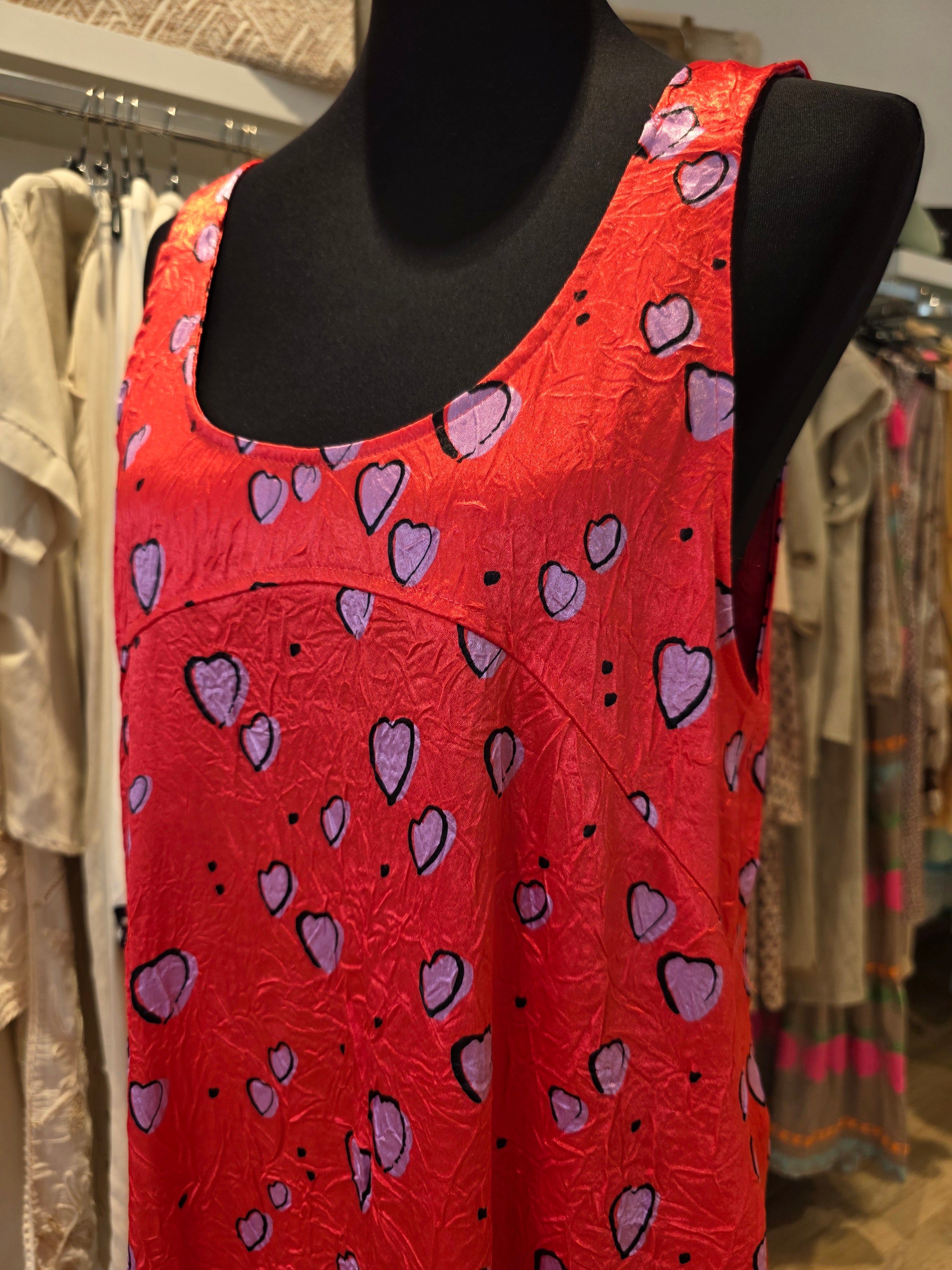 BIMBA Y LOLA KLEID ROT/KORALLE  POLYAMID GR.M