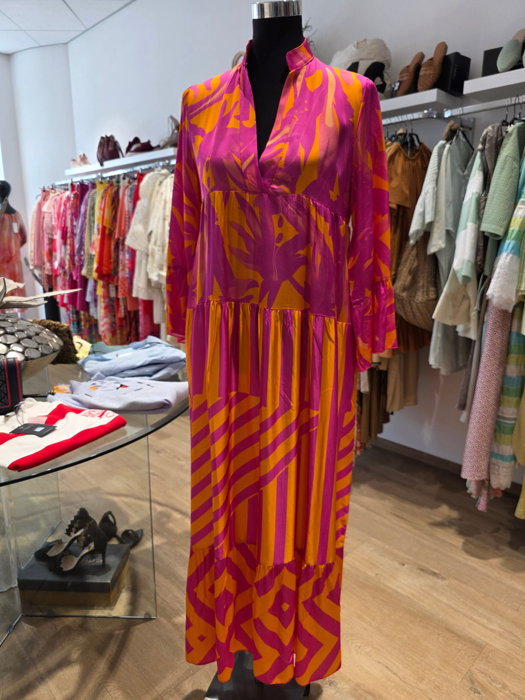 KLEID MAXIKLEID BUNT SOMMER FEELING GR.XS/S