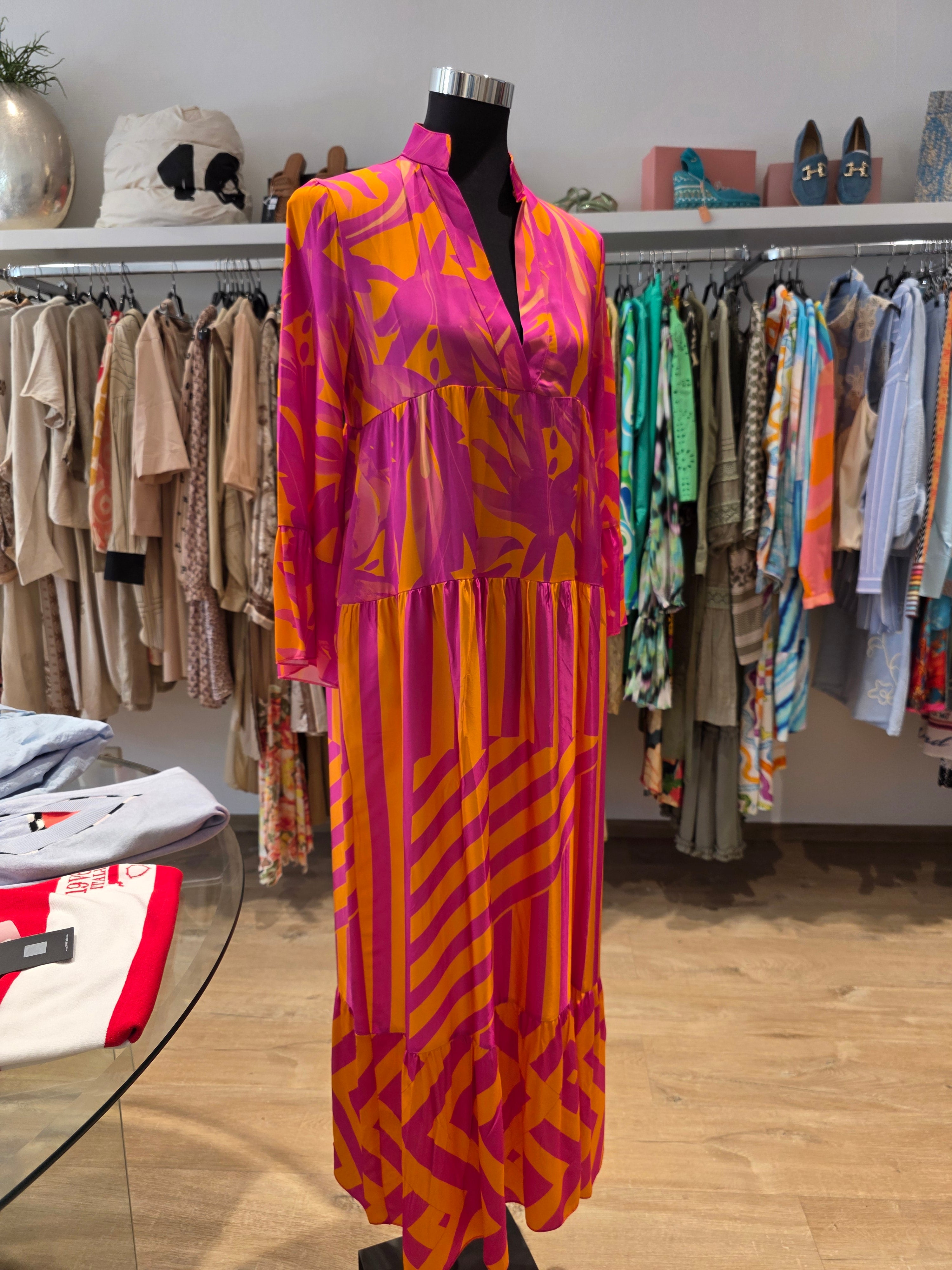 KLEID MAXIKLEID BUNT SOMMER FEELING GR.XS/S