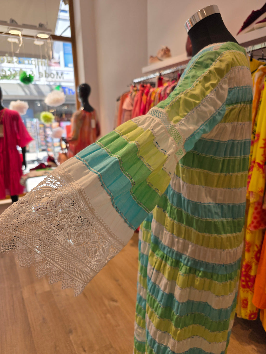 IBIZA STYLE HIPPIE LOOK MAXIKLEID GR.38