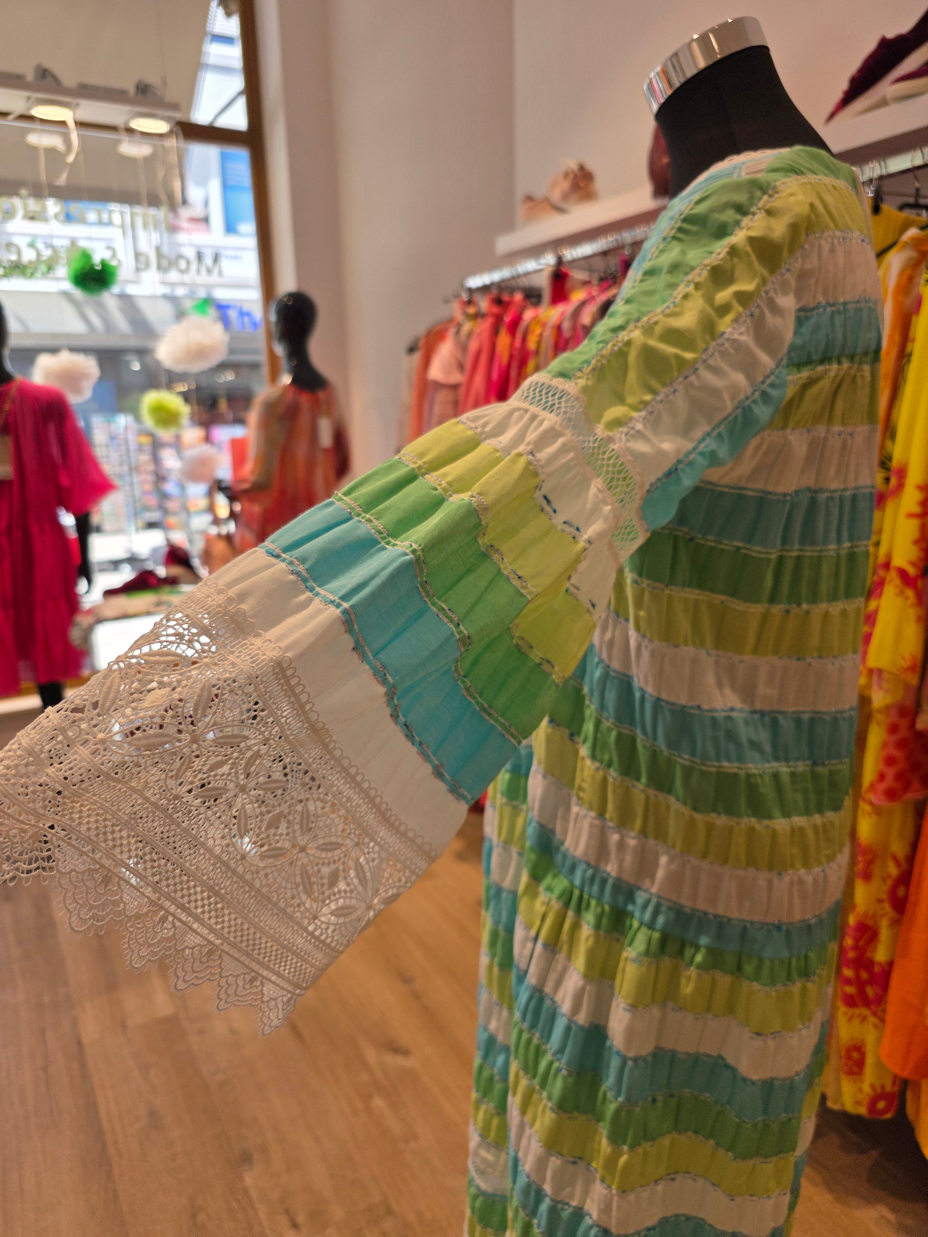 IBIZA STYLE HIPPIE LOOK MAXIKLEID GR.38