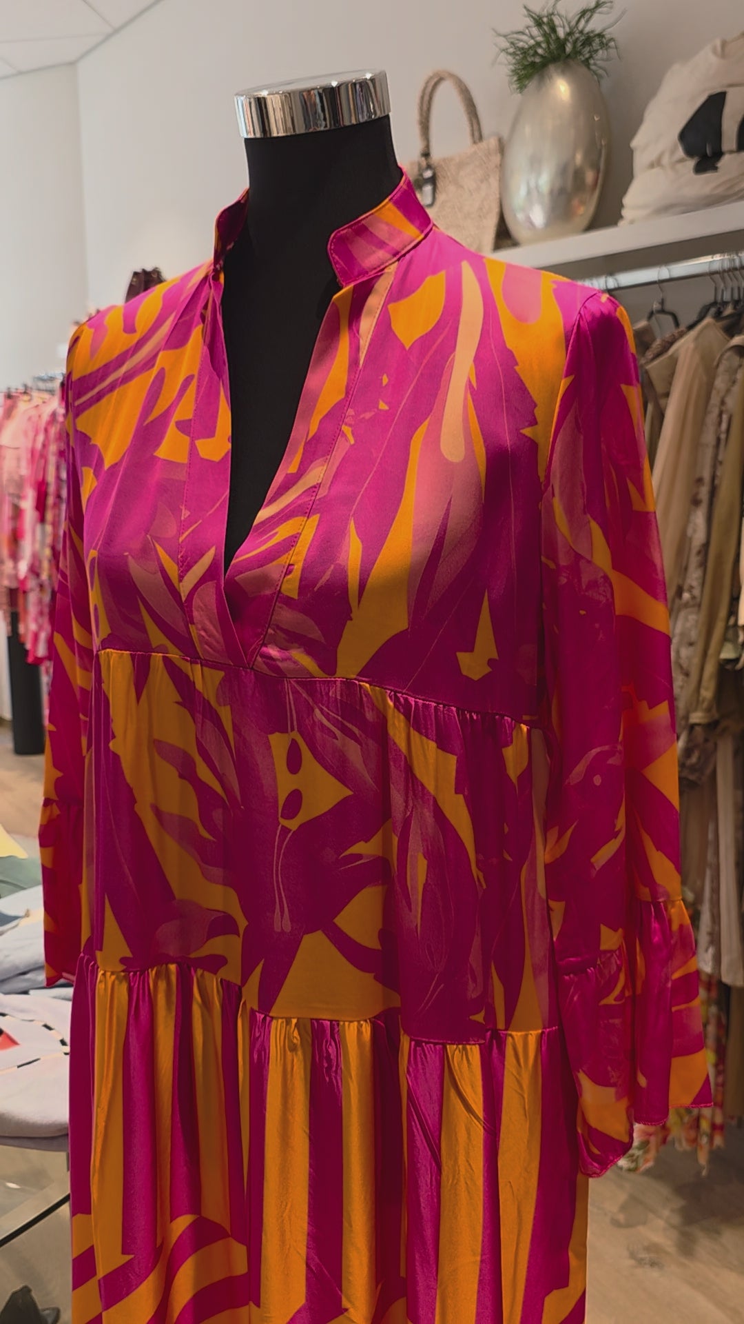KLEID MAXIKLEID BUNT SOMMER FEELING GR.XS/S